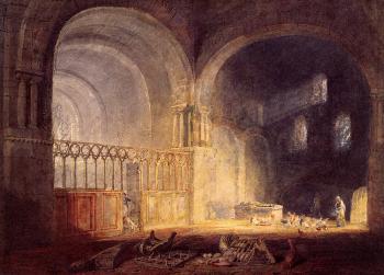 Joseph Mallord William Turner : Transept of Ewenny Priory, Glamorganshire